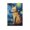Unframe-style, variant on Funny Cat Wall Art Van Gogh Starry Sky with Cat Canvas Painting Cat Lovers Painting Gift Posters Wall Art Painting Canvas Gift Living Room Prints Bedroom Decor Poster Artworks 16x24inch(40x60cm)