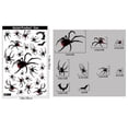 thumbnail image 5 of 4 piezas de calcomanías de pared de Halloween, decoraciones para fiestas de Halloween, murciélagos, castillo antiguo, decoración del hogar de Halloween, calcomanías para ventanas de Hallowee, 5 of 5