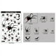 thumbnail image 1 of 4 hojas grandes de pegatinas para ventanas de Halloween, decoraciones para ventanas de Halloween, pegatinas para ventanas de Halloween para paredes de vidrio, 1 of 5