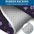 thumbnail image 4 of Purple Halloween Ghosts Skulls and Bats Bathroom Rugs Sets 3 Piece,Toilet Cover Set,Absorbent Non Slip Bathroom Mats Sets with U-Shaped Contour Rug Toilet Rug Set, 4 of 5
