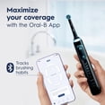 thumbnail image 4 of Oral-B Genius X Limited, cepillo para polvo de dientes el&eacute;ctrico recargable con inteligencia artificial, 1 cabezal de cepillo para polvo de repuesto, 1 estuche de viaje, negro m Oral B NA, 4 of 7