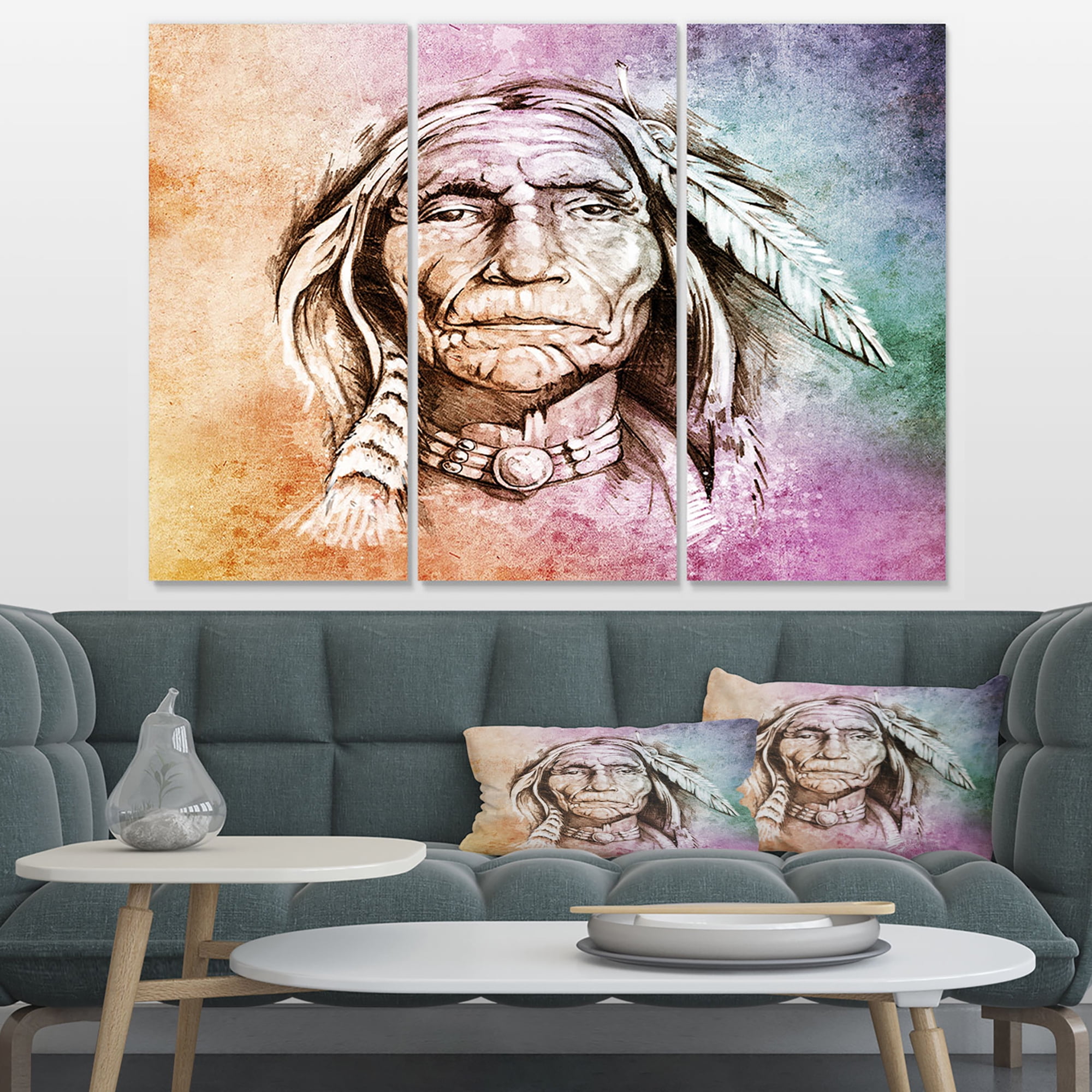 Design Art American Indian Head Walmart Canada