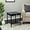 Black, variant on 2-Tier Solid Acacia End Table w/Drawer