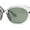 Slate Green, variant on Mod Womens Beveled Geometric Round Oval Sunglasses All Black