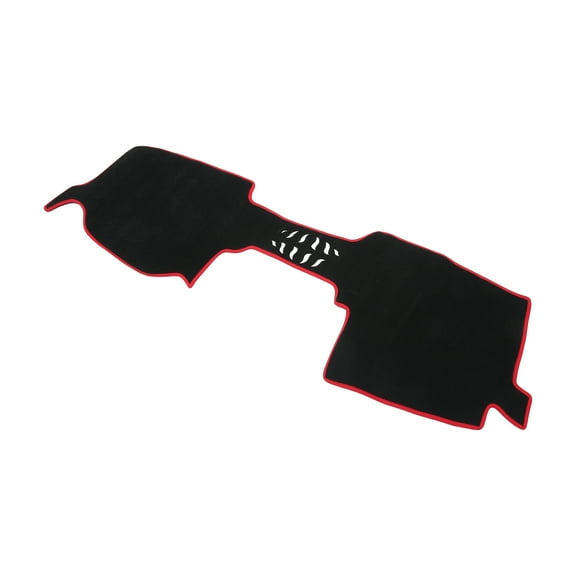 Unique Bargains Dash Cover for Mazda CX50 Non-Slip | Center Console Dash Cover Mat Black Red 1 Pcs