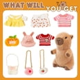 thumbnail image 4 of Pelúcia Capivara WAKSUN con 10 Ropas y Accesorios 26 cm, 4 of 7