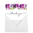 thumbnail image 1 of Darling Souvenir Floral Wedding Thank You Greeting Cards Pack Of 100 Pcs With White Envelopes, 1 of 6