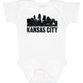 thumbnail image 3 of Inktastic Kansas City Skyline Grunge Boys or Girls Baby Bodysuit, 3 of 5