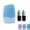 Blue, variant on Privacy Protection Roller Stamp, Comes with a Filler Port, Easy to Use, for Daily Bills and Courier Bills, Office Use