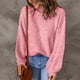 thumbnail image 1 of Suéter de cuello alto y blusa informal de cuello alto de invierno para mujer, suéter tejido de manga larga, suéteres sólidos, suéter para mujer, 1 of 7