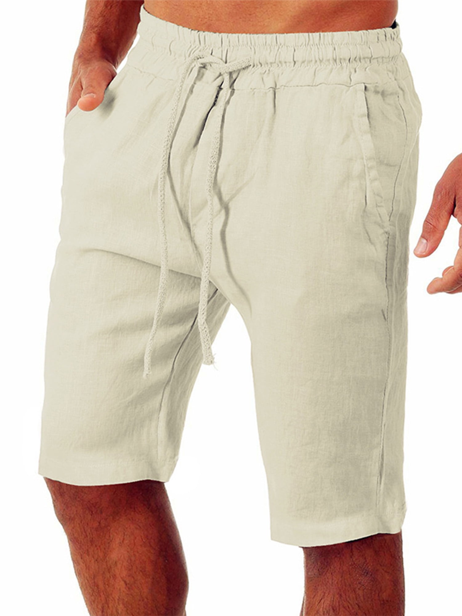 Mens Summer Shorts Sweat Fleece Zip & Slant Pockets Jogging Running Knee Length Mens Summer Shorts Sweat Fleece Zip & Slant Pockets Jogging Running Knee Length