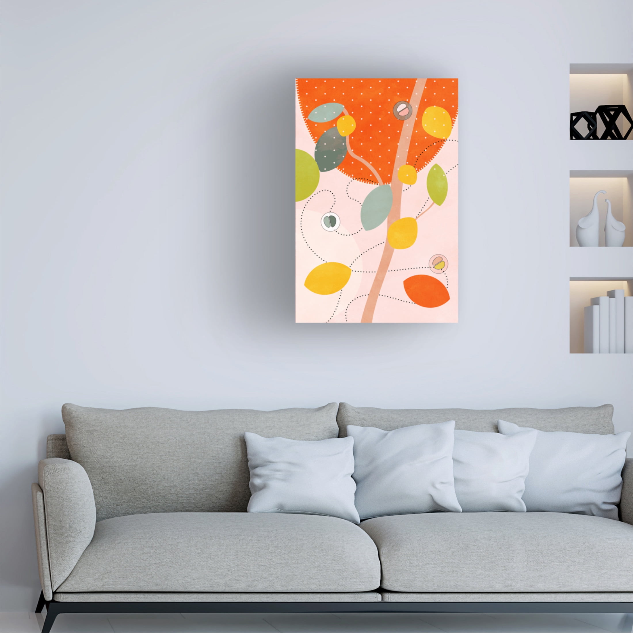 Trademark Fine Art Ana Rut Bre Friendly Colors Hilma 5 Canvas Wall Art