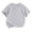 Gray, variant on Girls Shirts Size 7-8 Cute Funny Solid Color Tees Kids Unisex Comfy Crewneck Tops Girls Clothes Short Sleeve T-shirts