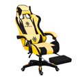 thumbnail image 2 of Silla Gamer Ergonómica NIAN con Reposa Pies altura ajustable Color Amarilla, 2 of 3