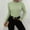 Green, variant on AOOCHASLIY 2023 Womens Sweater Fashion Women Solid Long Sleeve Pullove Turtleneck-Neck Casual Sweater Tops