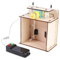 thumbnail image 3 of MasteelfCA DIY Automatic Rising Wooden Door Model STEM Toys Educational Learning Houseing Door Model Electric Teaching Aids without Battery, 3 of 8