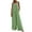 Green, variant on Summer Women's Baggy Wide Leg Overall Jumpsuit One Piece Button Suspender Bib Halter Romper Pants with Pocket