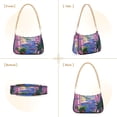 thumbnail image 7 of FORMRS Womens Shoulder Bag with Chain Strap Clutch Purse Cute Tote Handbag, Purple Window Scene, 7 of 7