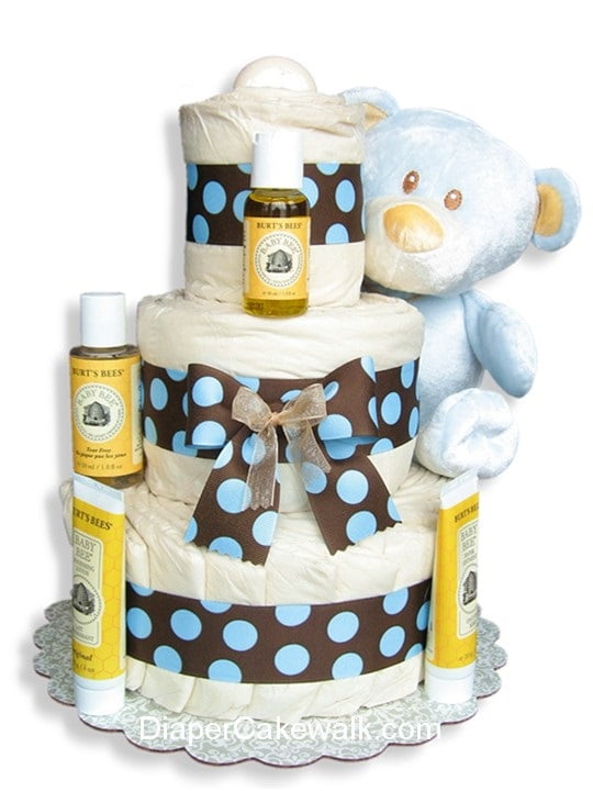 bear diaper cake