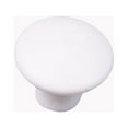 thumbnail image 2 of Laurey 3942 1 3/8-Inch Ceramic Mesa Knob, White, Matte Finish, 2 of 3