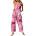 2025 Valentine's Day Jumpsuits for Girls, Women's Casual Jumpsuit