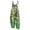 179#Green, variant on 2026 Spring Summer Boho Overalls for Women Floral Print Spaghetti Strap Wide Leg Loose Rompers Green M