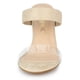 thumbnail image 3 of Sandalias Correa Transparente Doble Tacones De Bloque Para Mujer Allegra K Beige 39, 3 of 7