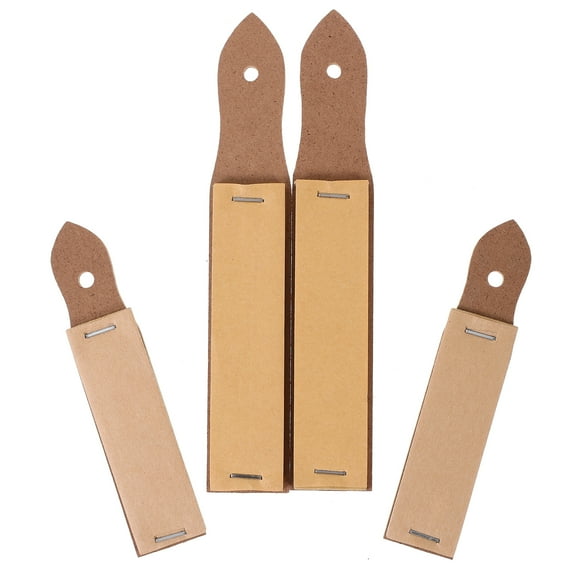 FENGGUIQU Back to School Sandpaper Block Artist Light Brown 4Pcs 6.5*1.2*0.3In