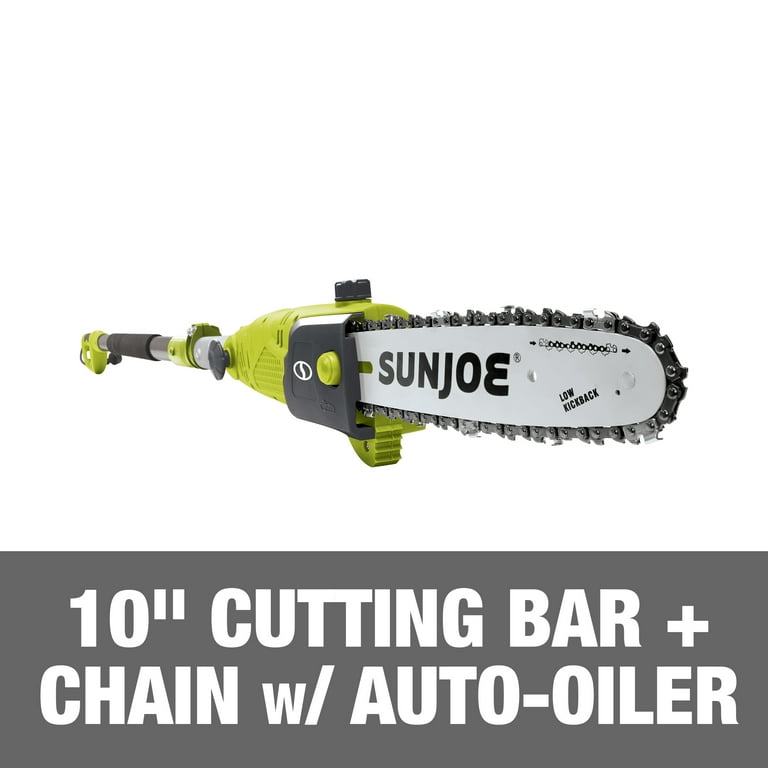 10 in. 8 AMP Corded Electric Chainsaw with Pole Attachment
