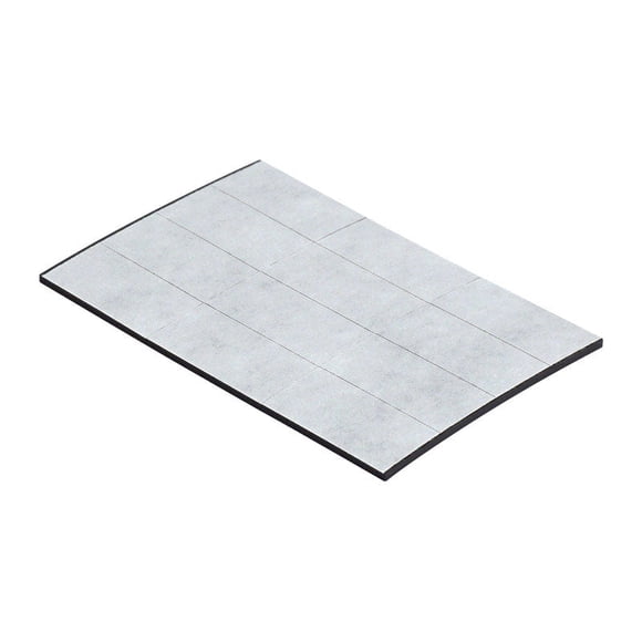 Tiras de cinta magnética con fuente magnética de 2,54 cm de largo x 1,27 cm de ancho, color negro