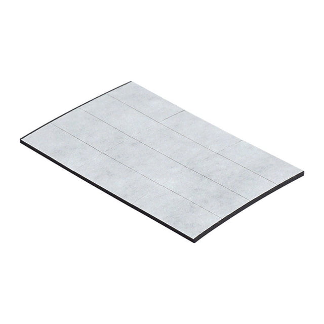 Tiras de cinta magnética con fuente magnética de 2,54 cm de largo x 1,27 cm de ancho, color negro