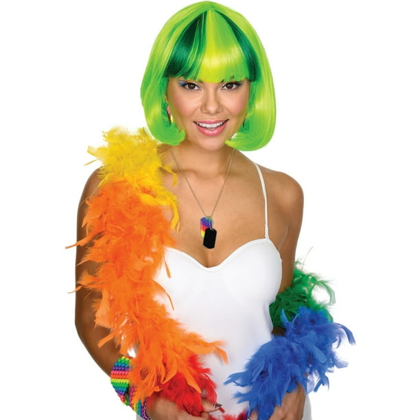 Rubies Costume Co Women's Party Cutie Green Wig Costume Accessory