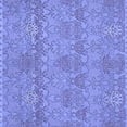 thumbnail image 1 of Ahgly Company Indoor Square Abstract Blue Modern Area Rugs, 3' Square, 1 of 4