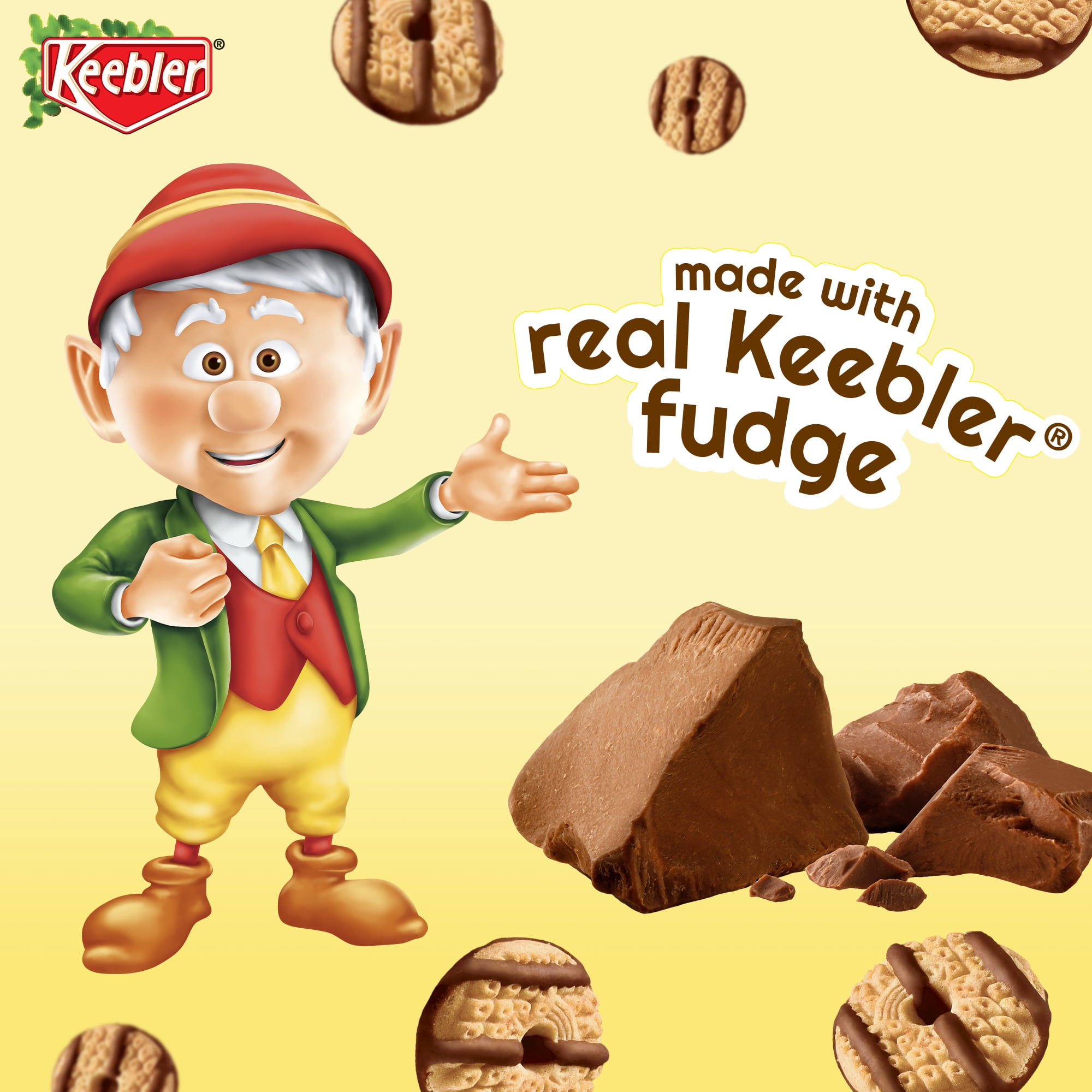 KEEBLER FUDGE STRIPES Minis Original Cookies 3 oz. Cup