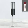 thumbnail image 3 of Milk Frother for Coffee, Lattes,Whisk Drink Mixer, Mini Foamer for Cappuccino, Frappe, Matcha, Hot Chocolate. Battery Operated Stainless Foam Maker Handheld Eletric Frothers, 3 of 15