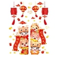 thumbnail image 1 of 2024 año d Se aferra a la ventana, pegatinas de puerta, adornos de decoración del hogar, pegatinas de pared de PVC, pegatinas de ventana para , 73.4 cm x 95.9 cm 734 cm x 959 cm, 1 of 8