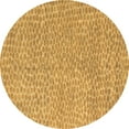 thumbnail image 1 of Ahgly Company Indoor Round Abstract Brown Modern Area Rugs, 5' Round, 1 of 4