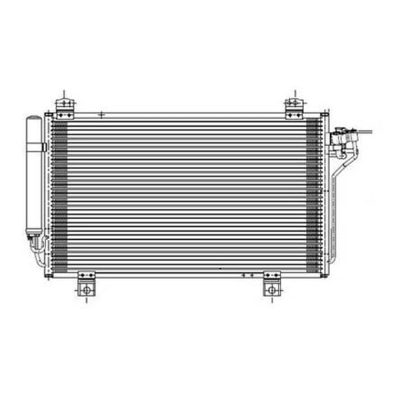 New A/C Condenser Fits Mazda 3 6 2014-2016 Ghr1-61480 Ma3030162 Ghr1-61-480B