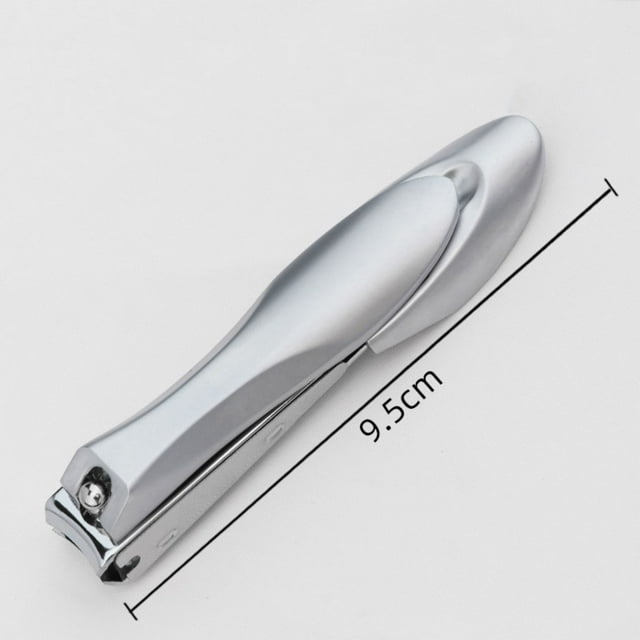 Stainless Steel Nail Clippers with Built-in Nail File Nanoblade Precision for Effortless Nail Trimming Design