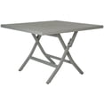 thumbnail image 3 of Safavieh  Outdoor Living Samana Grey Square Folding Dining Table - 42.1" W x 42.1" D x 29.1" H, 3 of 5