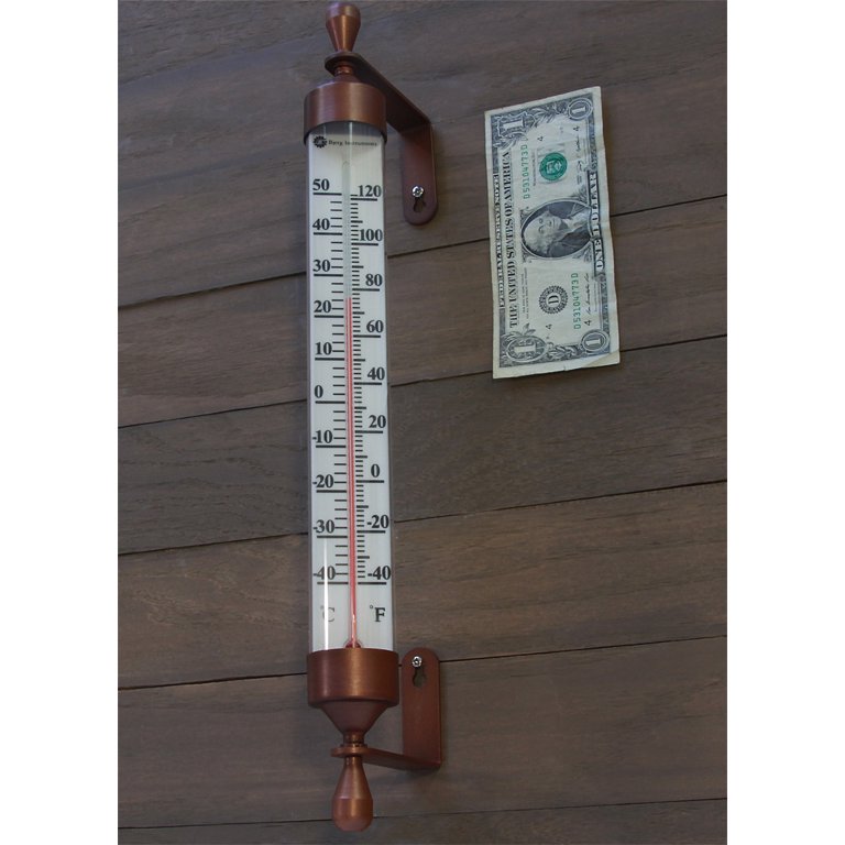 New 16 Inch Indoor Outdoor Weather Gauge Temperature Thermometer Garden  TALL BIG