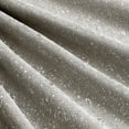 thumbnail image 3 of Dainty Home Chic Home Artistic Printed Lurex Foil Heavy Weave Thermal Black Noise Reducing Blackout Curtain Panel Pair, 76"W x 84"L In Sand, 3 of 4