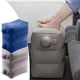 thumbnail image 1 of Tapetes inflables para coche - Reposapiés flocados con empuje para viajes, oficina y hogar - 17,7"L x 16,9"An x 13,8"H - Azul o gris - Soporta 200 lbs, Plegable y portátil, 1 of 7