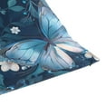 thumbnail image 7 of Butterfly and Flower Throw Pillow Covers Couch Pillowcases Decor for Bed Sofa 18" x 18", 7 of 7