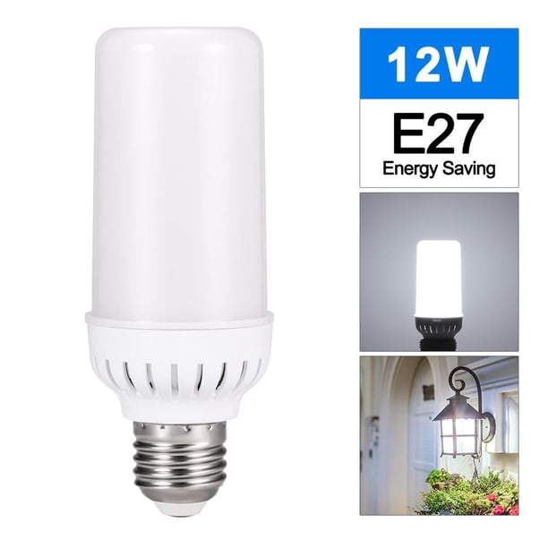Injueey E27 12W Bombilla LED 85-265V Alto CRI Iluminación del hogar Blanco frío / Blanco cálido Lámpara de ahorro de energía Bombilla LED Iluminación novedosa frío Injueey HA025532-02