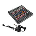 thumbnail image 7 of 6 Channel Mini Audio Mixer USB DJ Stage Live Sound Board Console Professional Mixing Console,Multi-channel Input for Music Studio Recording Singing, 7 of 7