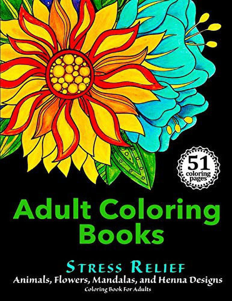 Stress Relief Coloring Book: Patterns & Designs (Adult Coloring Books)