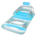 thumbnail image 2 of Swimline Deluxe Inflatable Pool Lounge Chair, Color Varies (Pink or Blue), 2 of 8