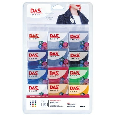 DAS Smart Polymer Clays - Primary Colors, Set of 12