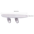 thumbnail image 2 of OULII Boat Folding Cleat Boat Rope Holder Silver Horn Shape Docking 1Pcs, 2 of 5